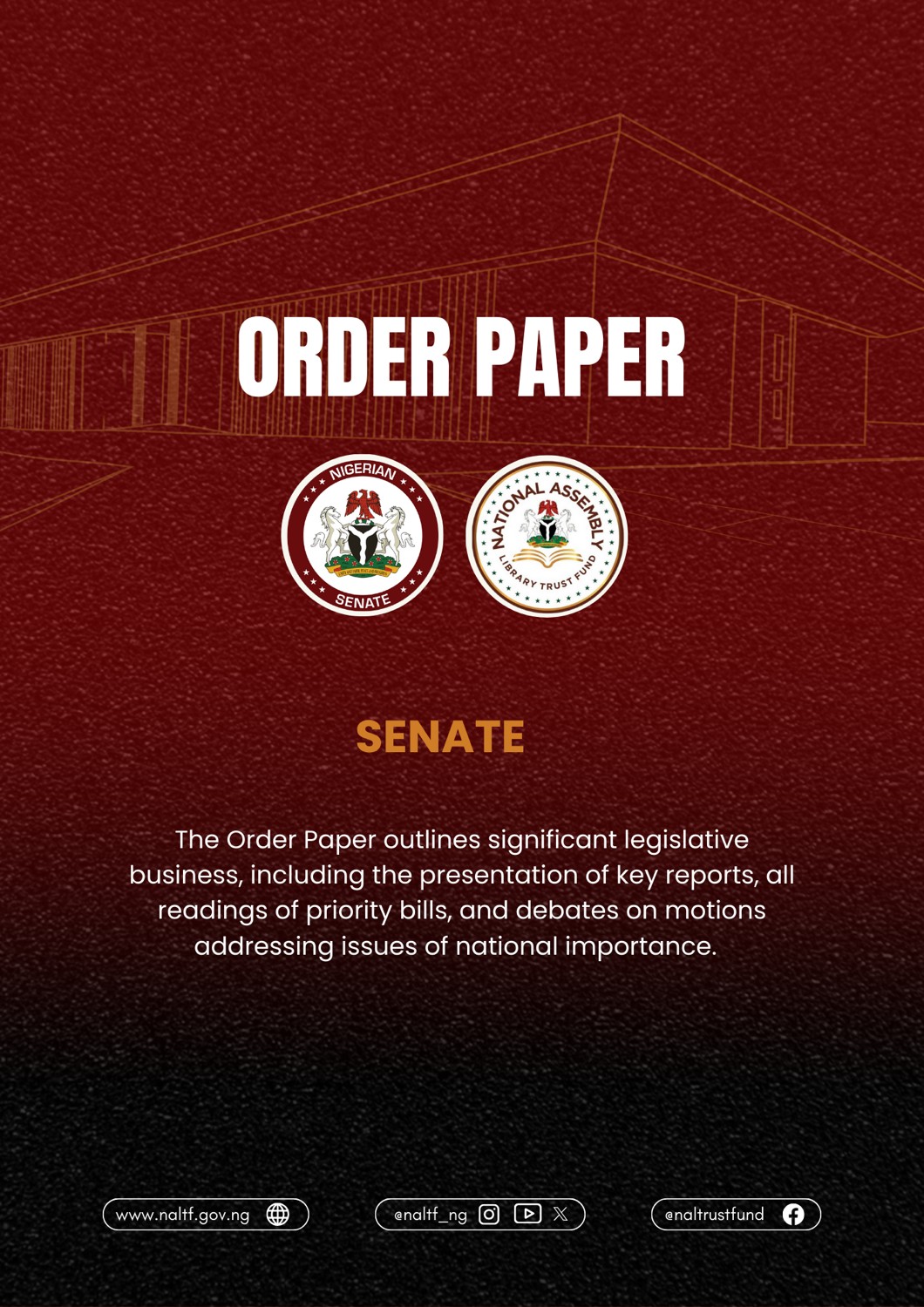 Order Paper,22nd May 2025