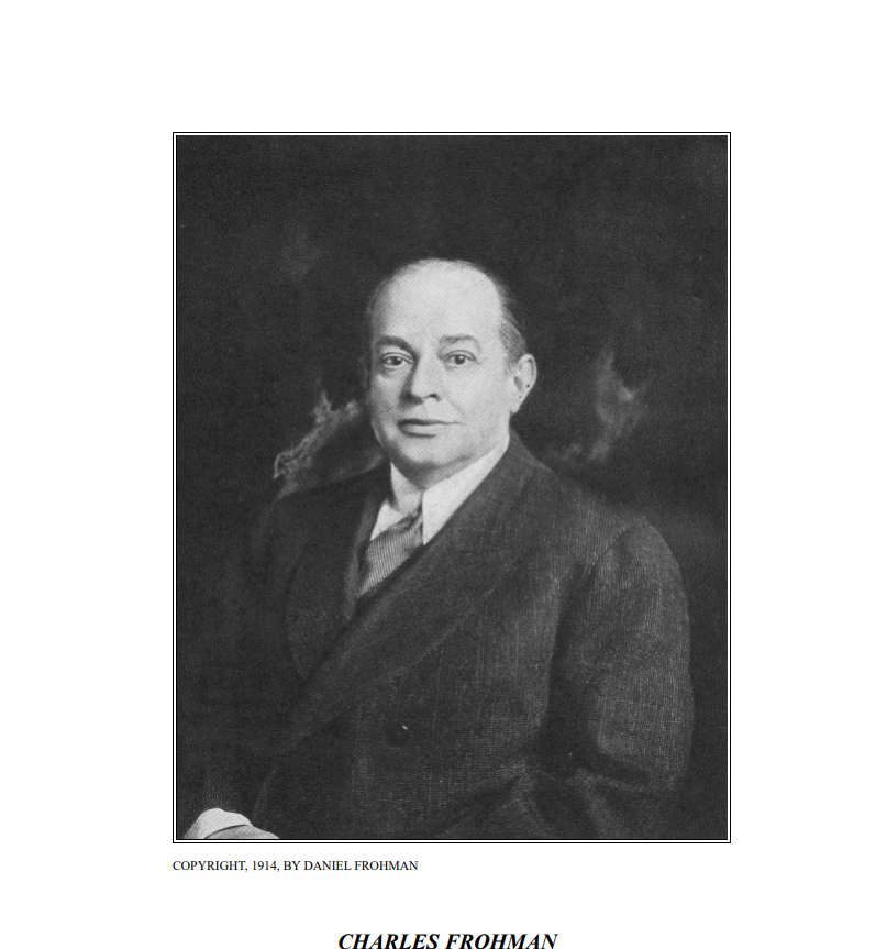 CharlesFrohman: Manager and Man