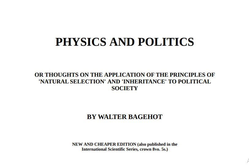 PHYSICS AND POLITICS