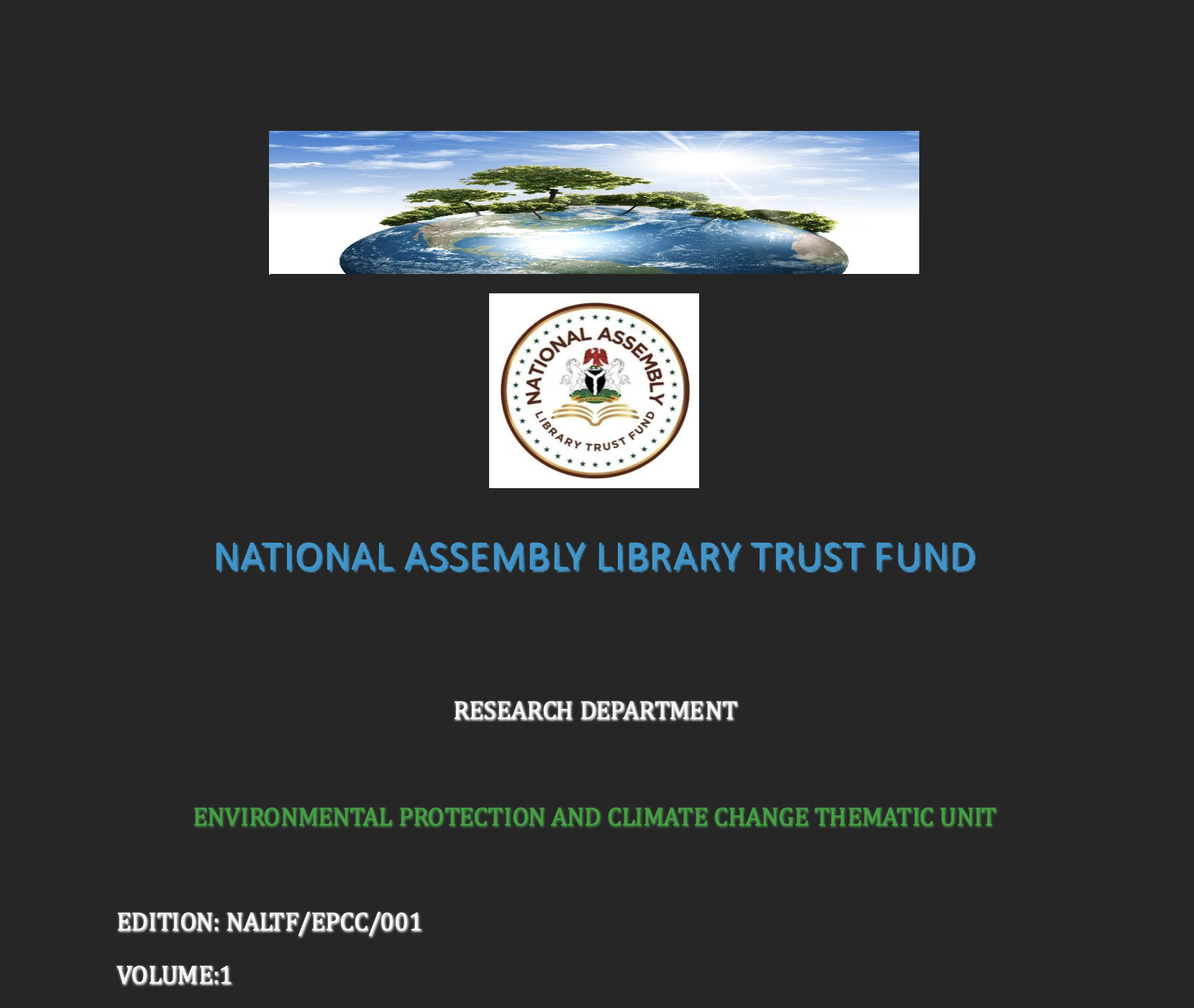 ENVIRONMENTAL PROTECTION AND CLIMATE CHANGE THEMATIC UNIT