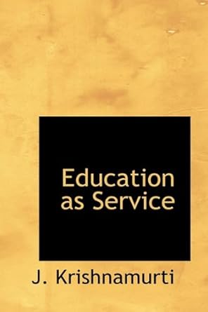 EDUCATION AS SERVICE 