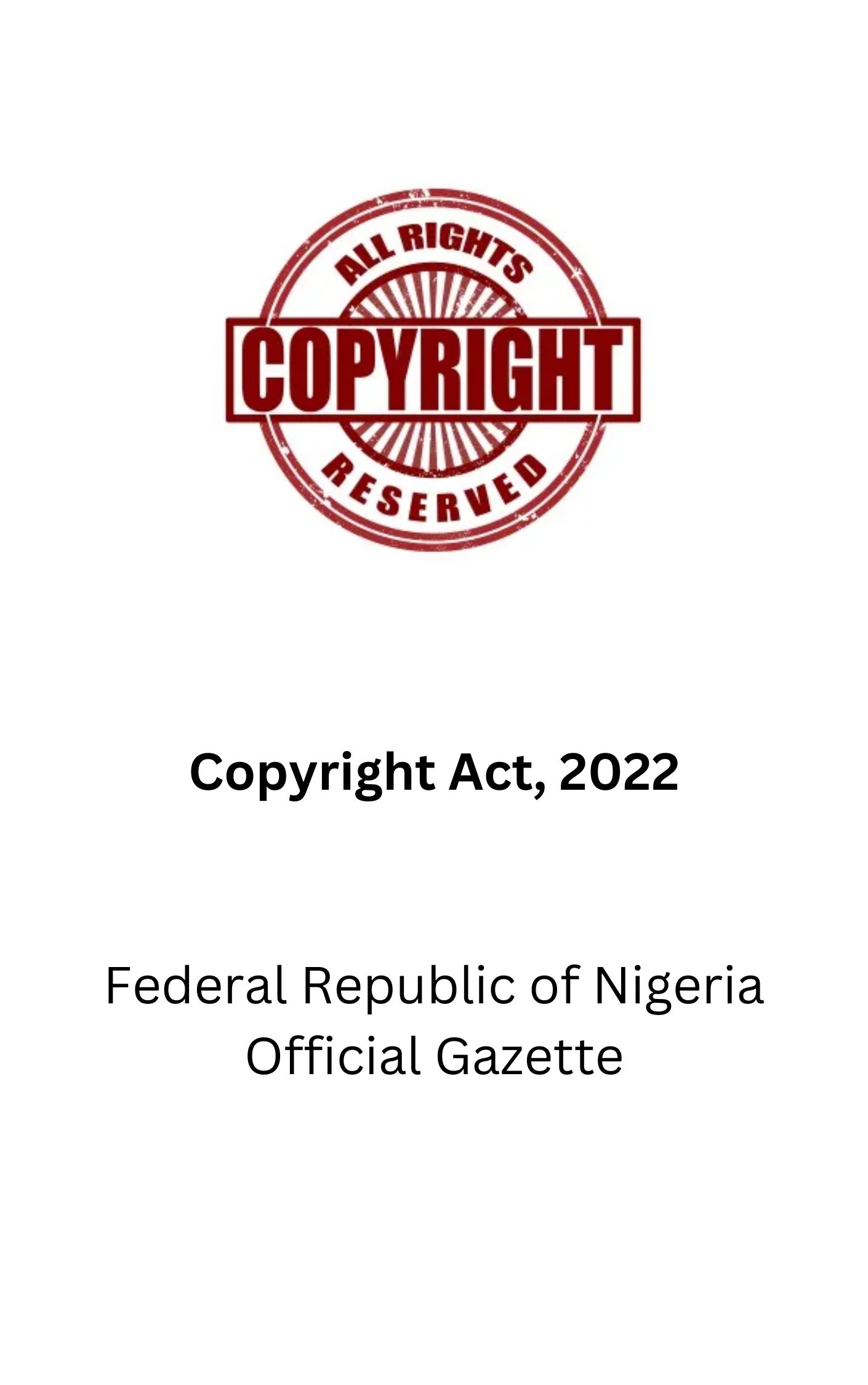 Copyright Act, 2022