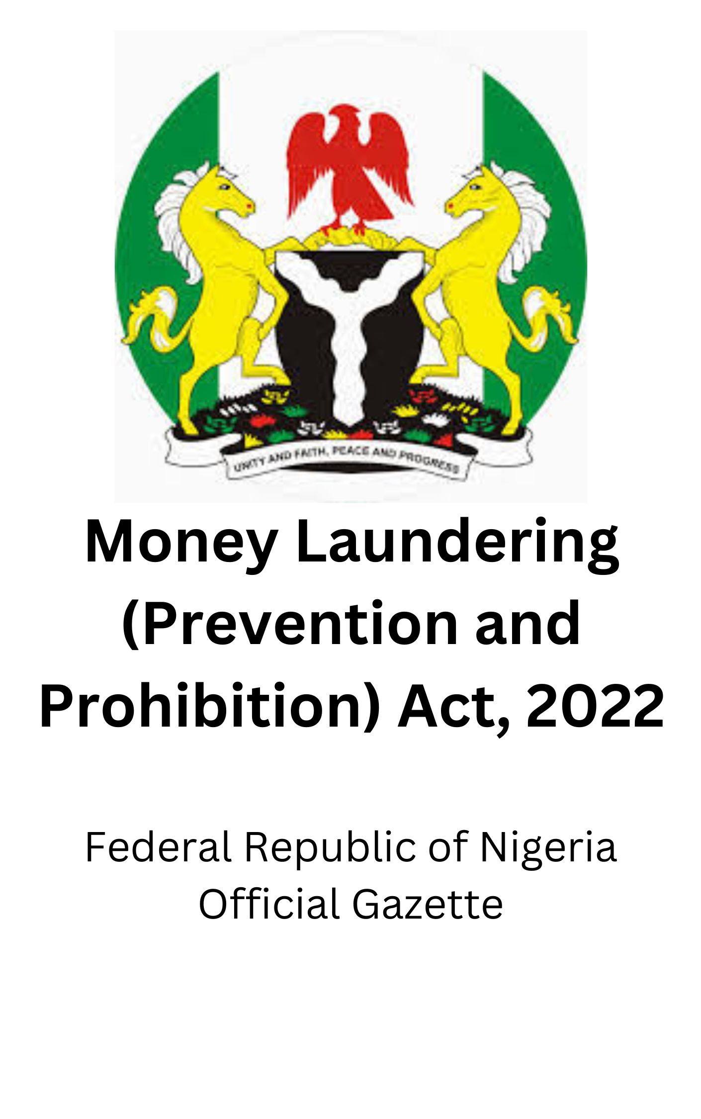 Money Laundering (Prevention and Prohibition) Act, 2022