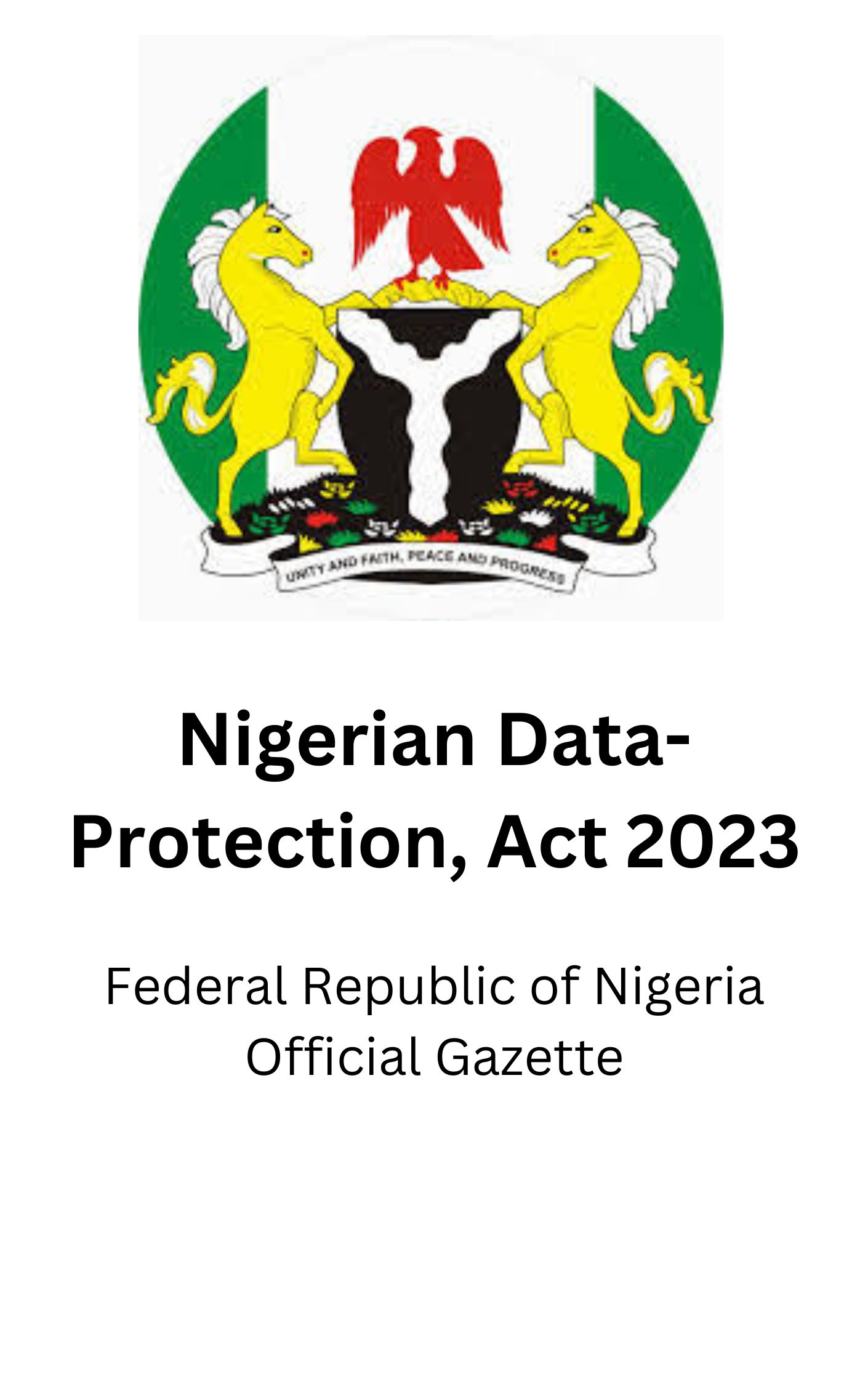 Nigerian Data-Protection Act, 2023